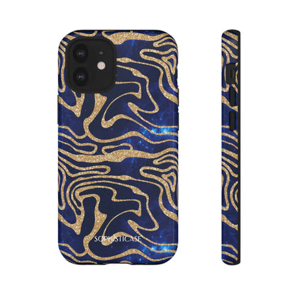 Cosmic Zebra in Blue - iPhone Case, Samsung Galaxy Case, Google Pixel Case