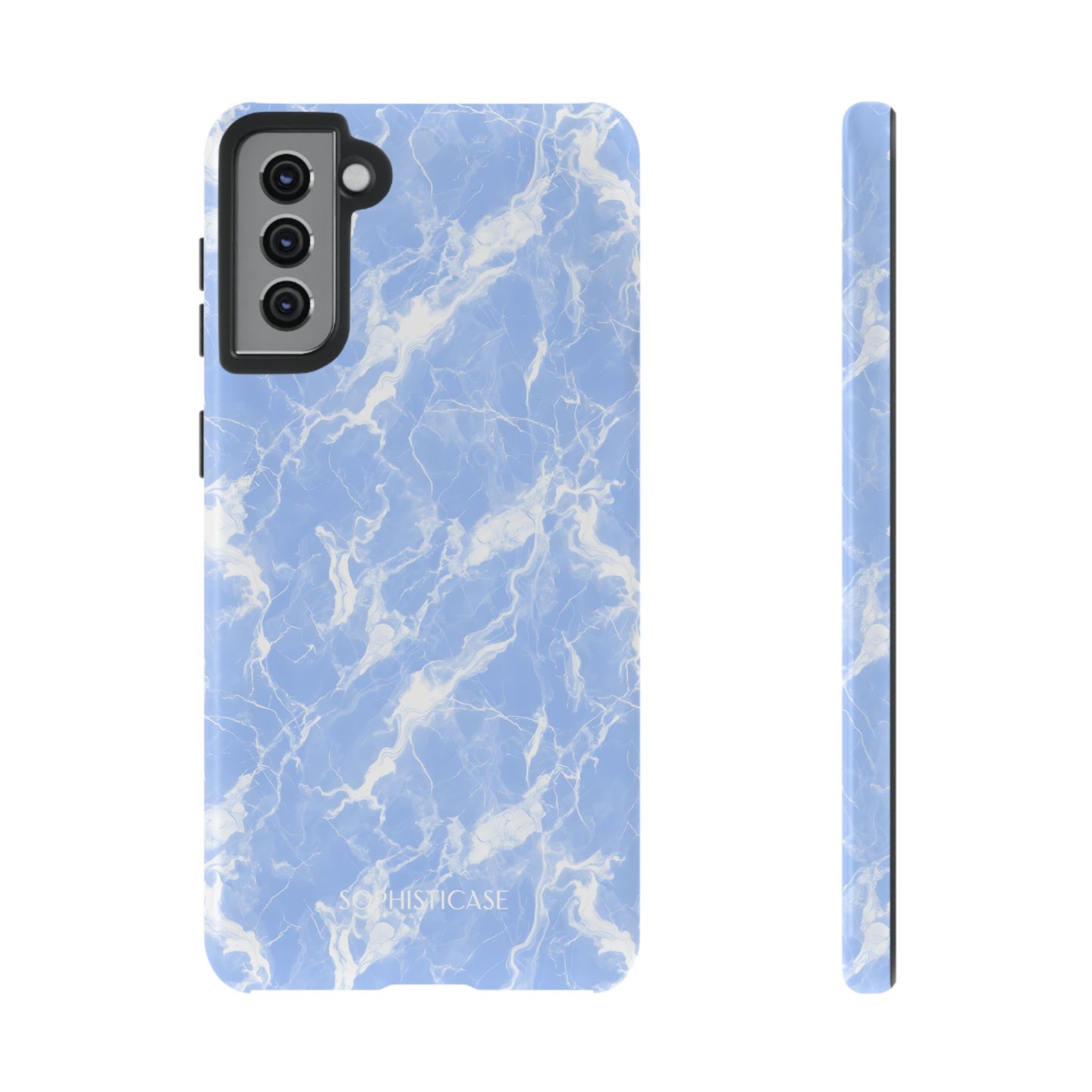 Marble Crush in Blue - Tough Phone Case