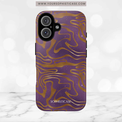 Cosmic Zebra in Purple - iPhone Case, Samsung Galaxy Case, Google Pixel Case