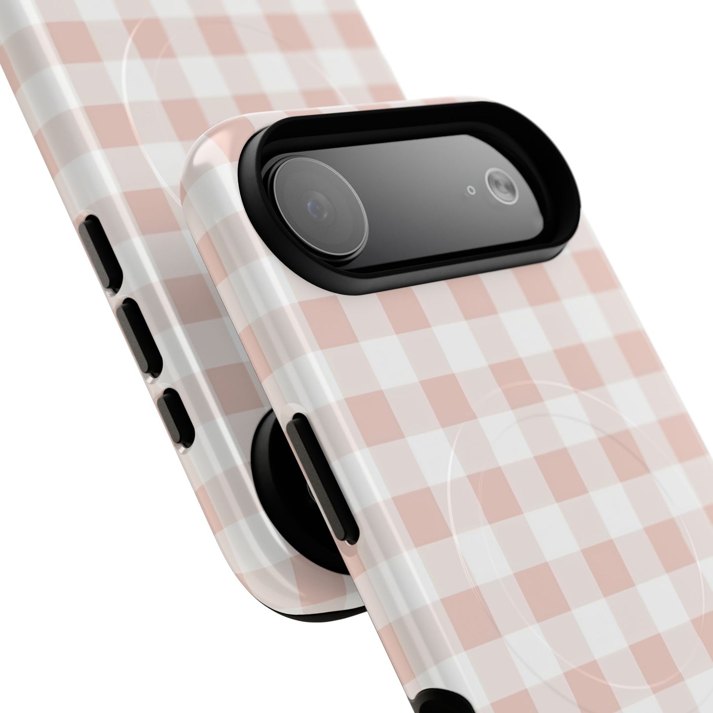 Gingham in Neutral Beige - Magsafe Case
