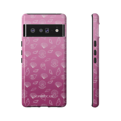 Seashell Society in Purple - iPhone Case, Samsung Galaxy Case, Google Pixel Case