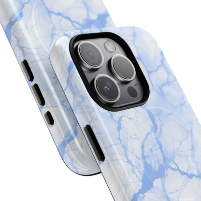 Marble Opulence in Blue - Magsafe Case