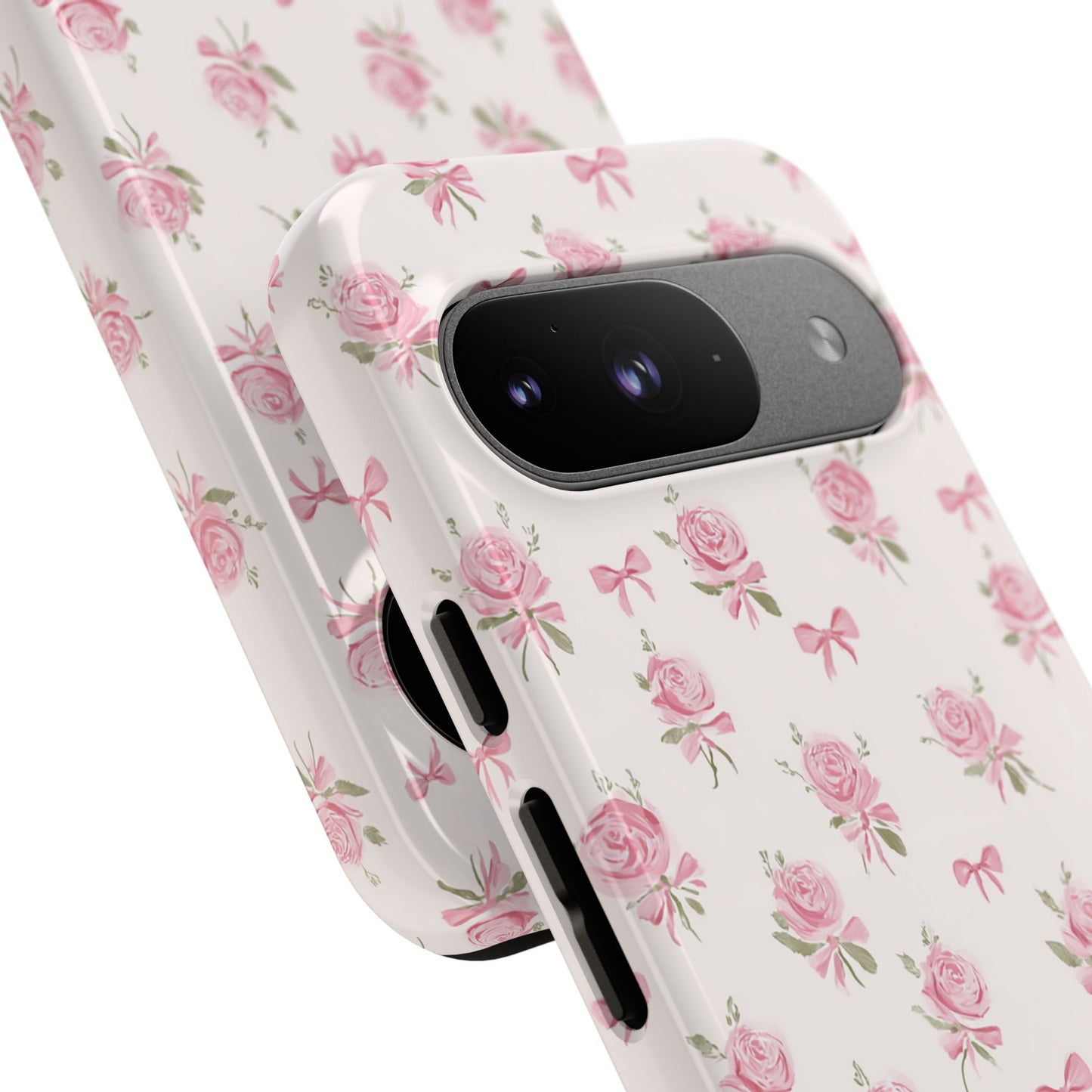 The Sweetest Thing in Coquette Roses and Bows - iPhone Case, Samsung Galaxy Case, Google Pixel Case