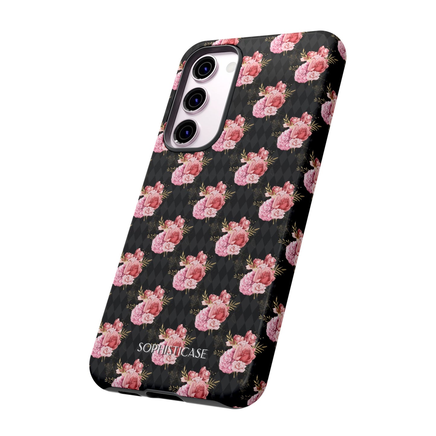 Rose Diamond Romance in Vivienne - Tough Phone Case