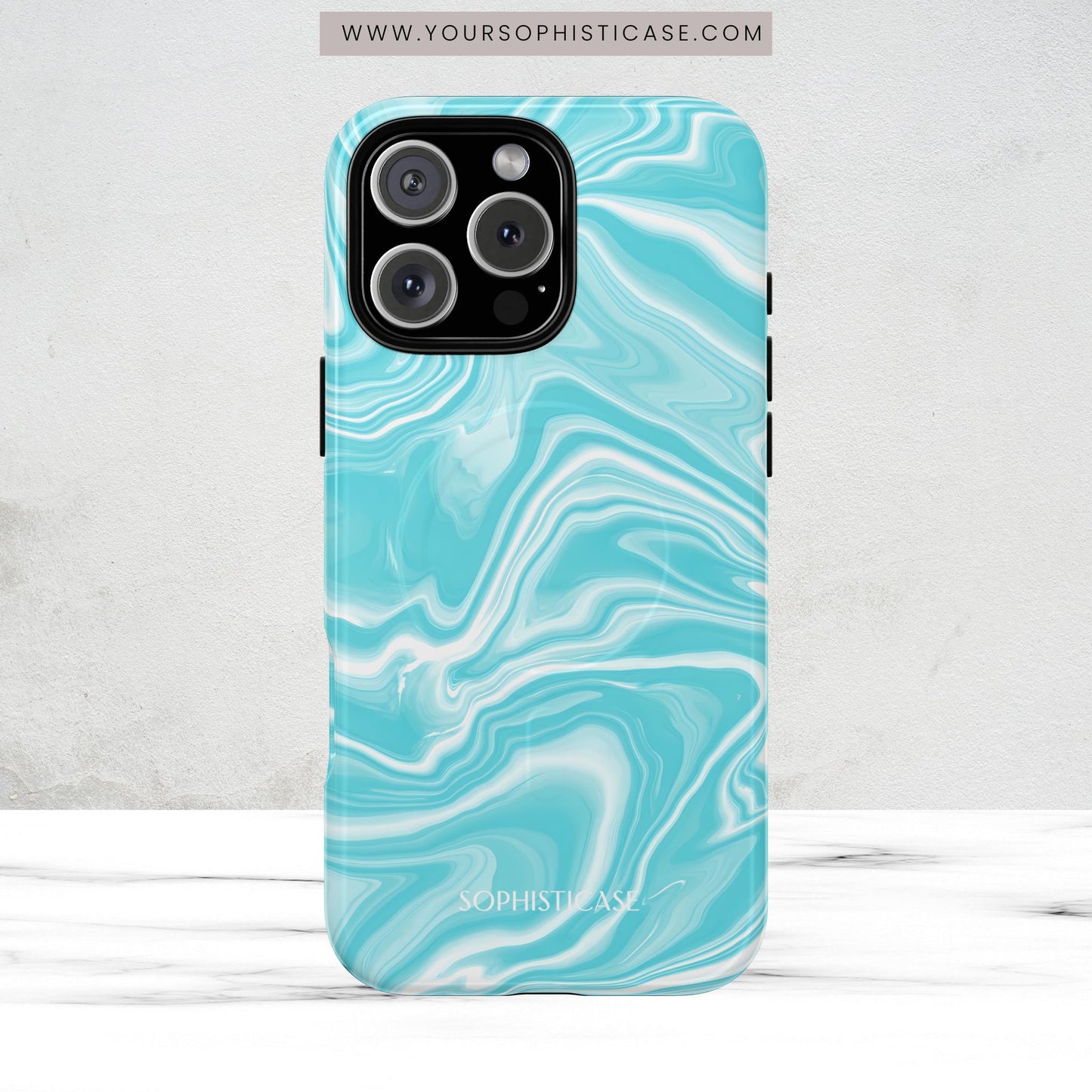 Liquid Dreams in Aqua - Magsafe Case