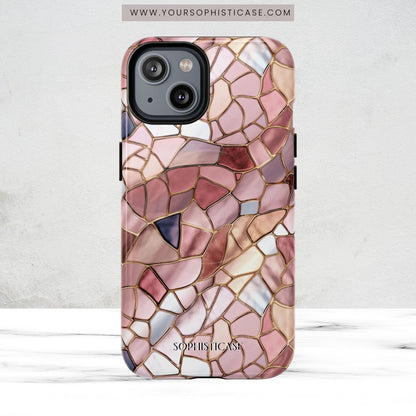 Rose' Runway in Pink Mosaic - Magsafe Case