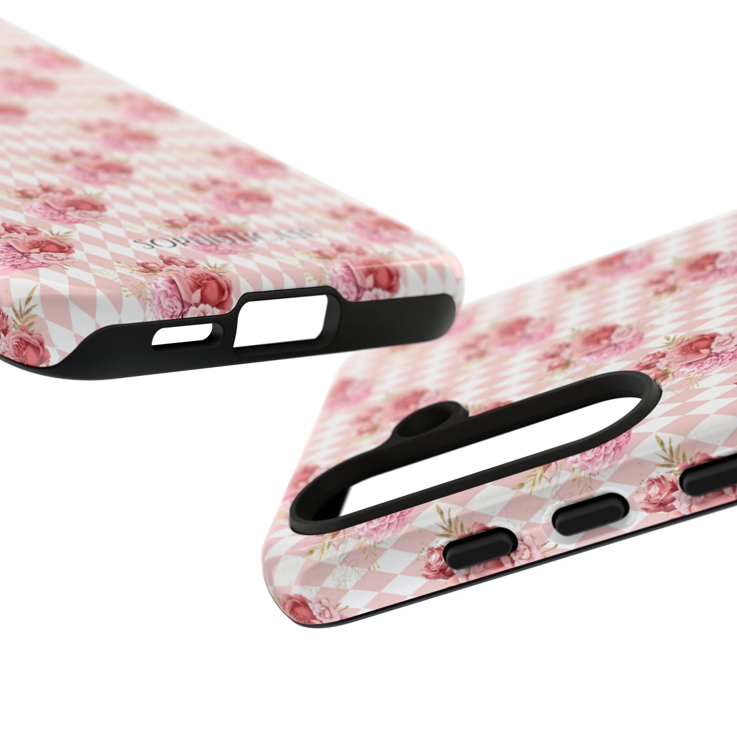Rose Diamond Romance in Juliette - Tough Phone Case