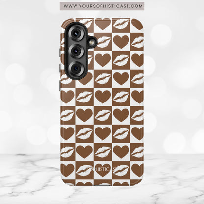 Belle Amie in Deep Brown - iPhone Case, Samsung Galaxy Case, Google Pixel Case
