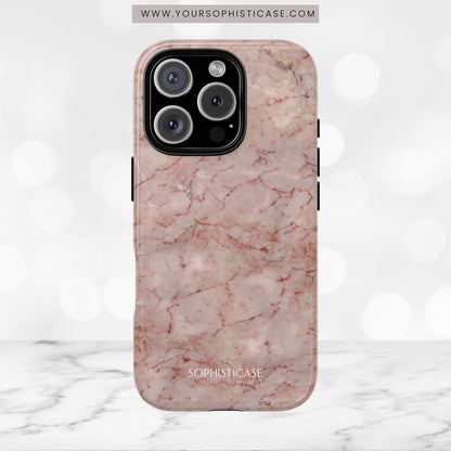 Marble Opulence in Pink - iPhone Case, Samsung Galaxy Case, Google Pixel Case