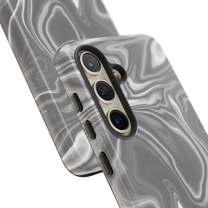 Liquid Dreams in Charcoal - Tough Phone Case