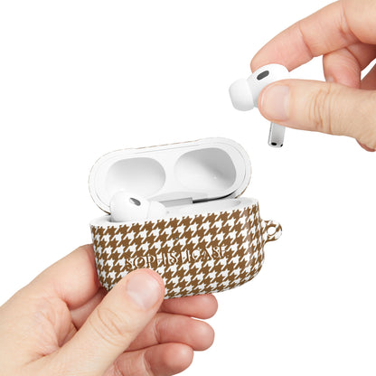 AirPod Cases - Houndstooth in Brown