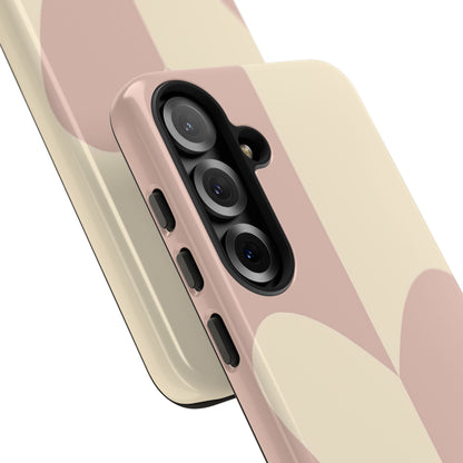 Be Mine in Brown and Beige - iPhone Case, Samsung Galaxy Case, Google Pixel Case