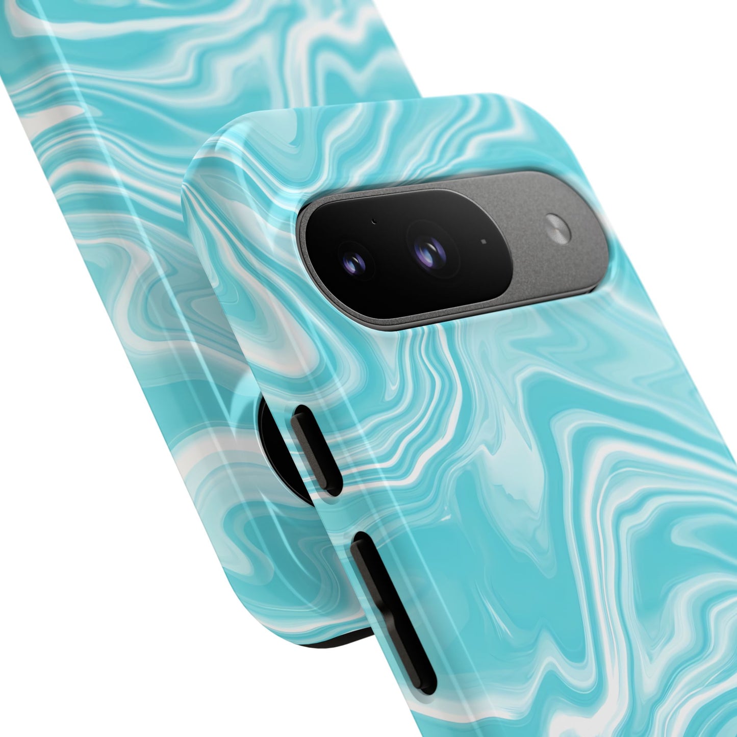 Liquid Dreams in Aqua - Tough Phone Case