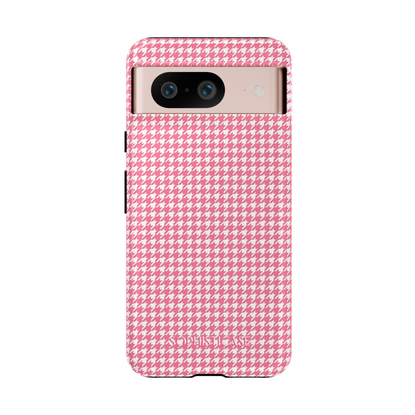 Tough Case - Houndstooth in Salmon