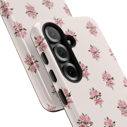 The Sweetest Thing in Coquette Rose Bouquet - iPhone Case, Samsung Galaxy Case, Google Pixel Case