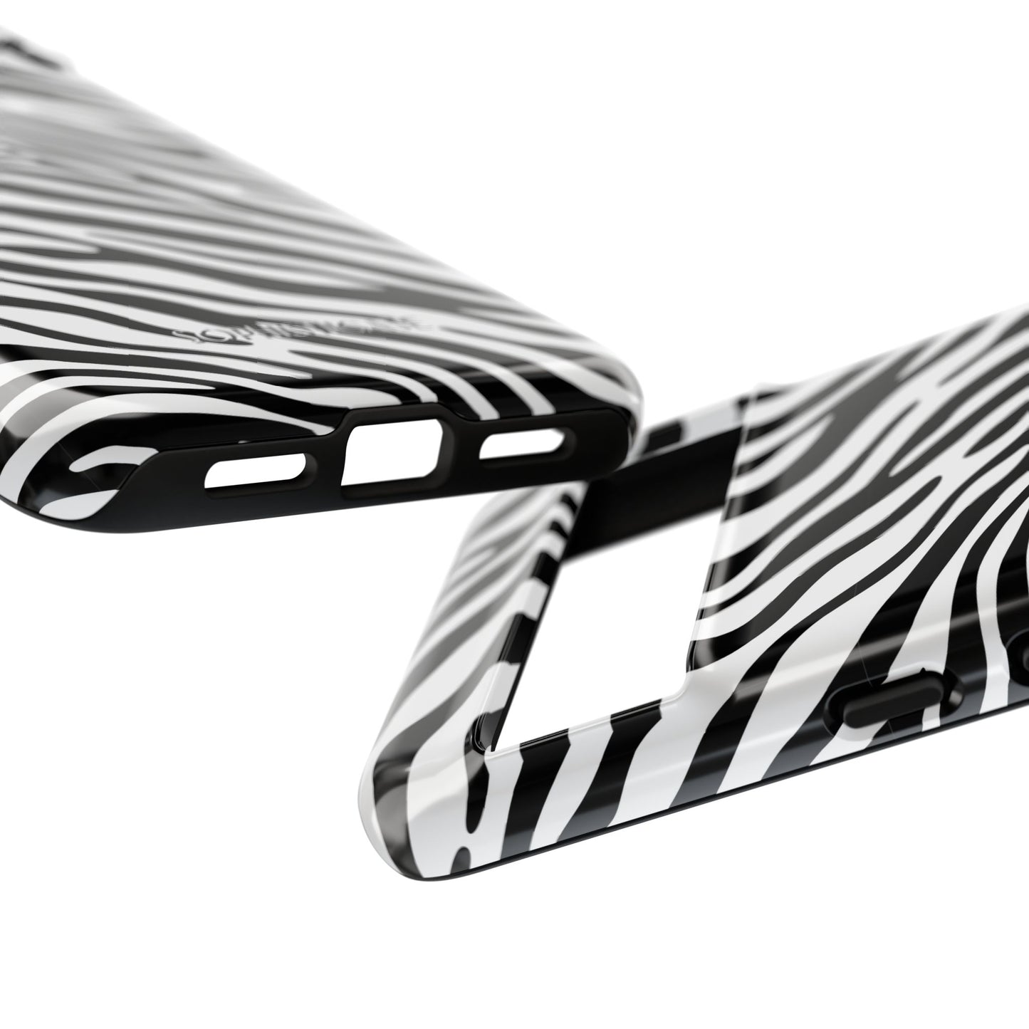 Dark Thoughts in Urban Zebra - Tough Phone Case