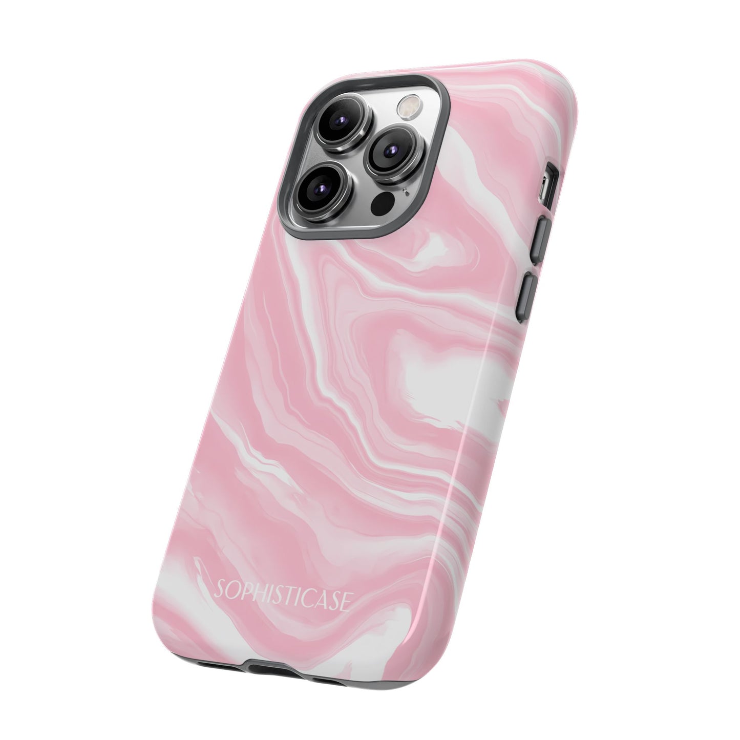 Liquid Dreams in Pink - Drop Proof Phone Case for iPhone