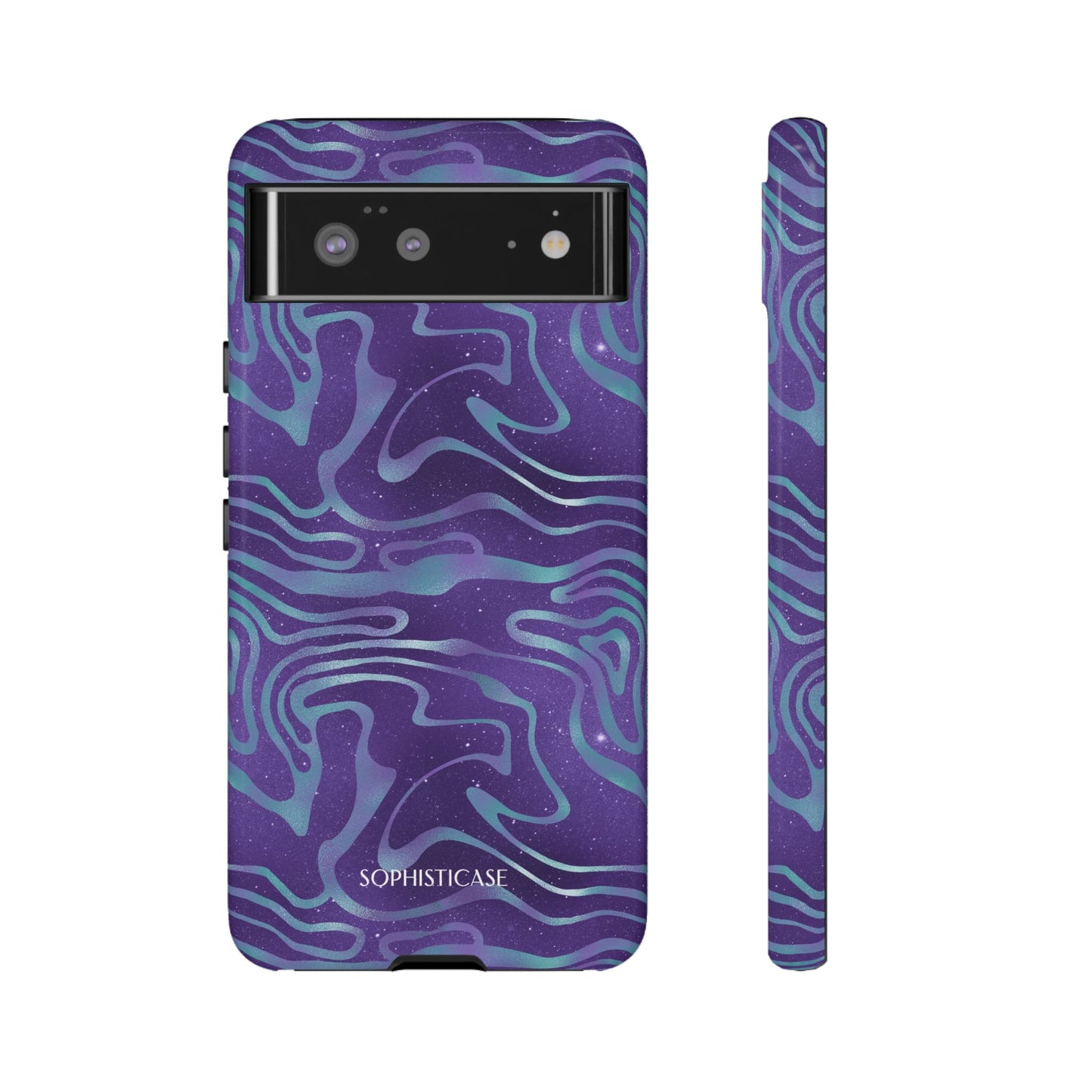 Cosmic Gold in Blue & Purple - iPhone Case, Samsung Galaxy Case, Google Pixel Case