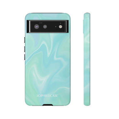 Liquid Magic in Green Haze - Drop Proof Phone Case for Google Pixel