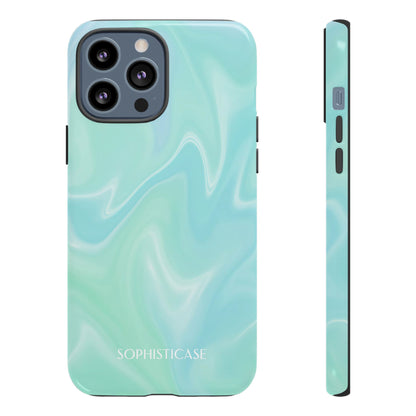 Liquid Magic in Green Haze - Drop Proof Phone Case for iPhone