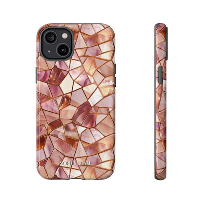 Rose' Runway in Champagne Mosaic - Tough Phone Case