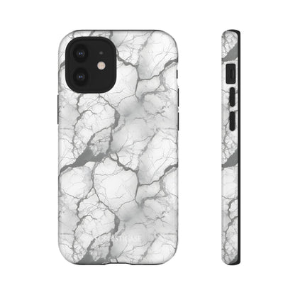 Marble Opulence in Charcoal Grey - iPhone Case