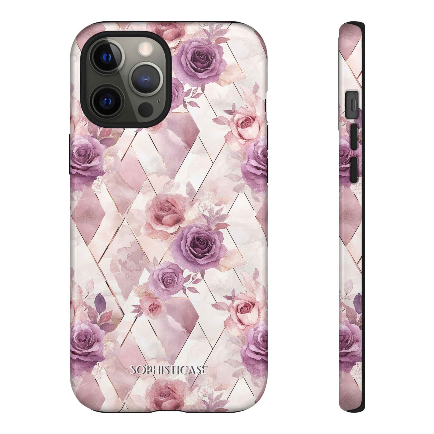 Royal Floral in Mauve Rose - Tough Phone Case