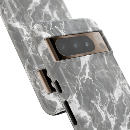 Marble Crush in Charcoal Grey - iPhone Case, Samsung Galaxy Case, Google Pixel Case