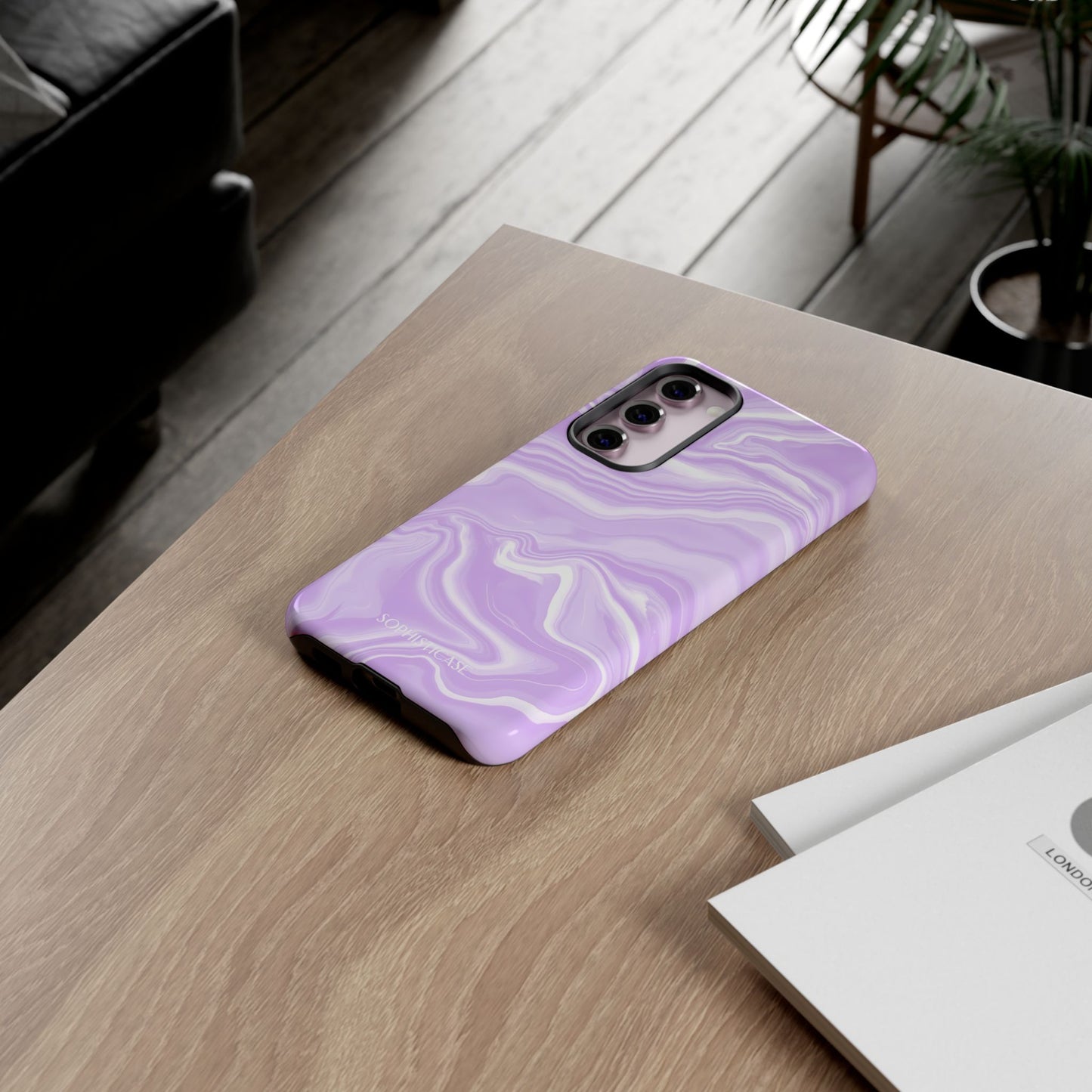 Liquid Dreams in Light Purple - Tough Phone Case