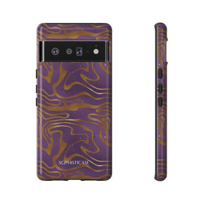 Cosmic Zebra in Purple - iPhone Case, Samsung Galaxy Case, Google Pixel Case