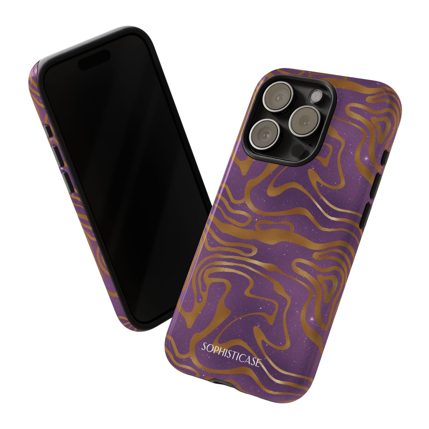 Cosmic Zebra in Purple - iPhone Case, Samsung Galaxy Case, Google Pixel Case