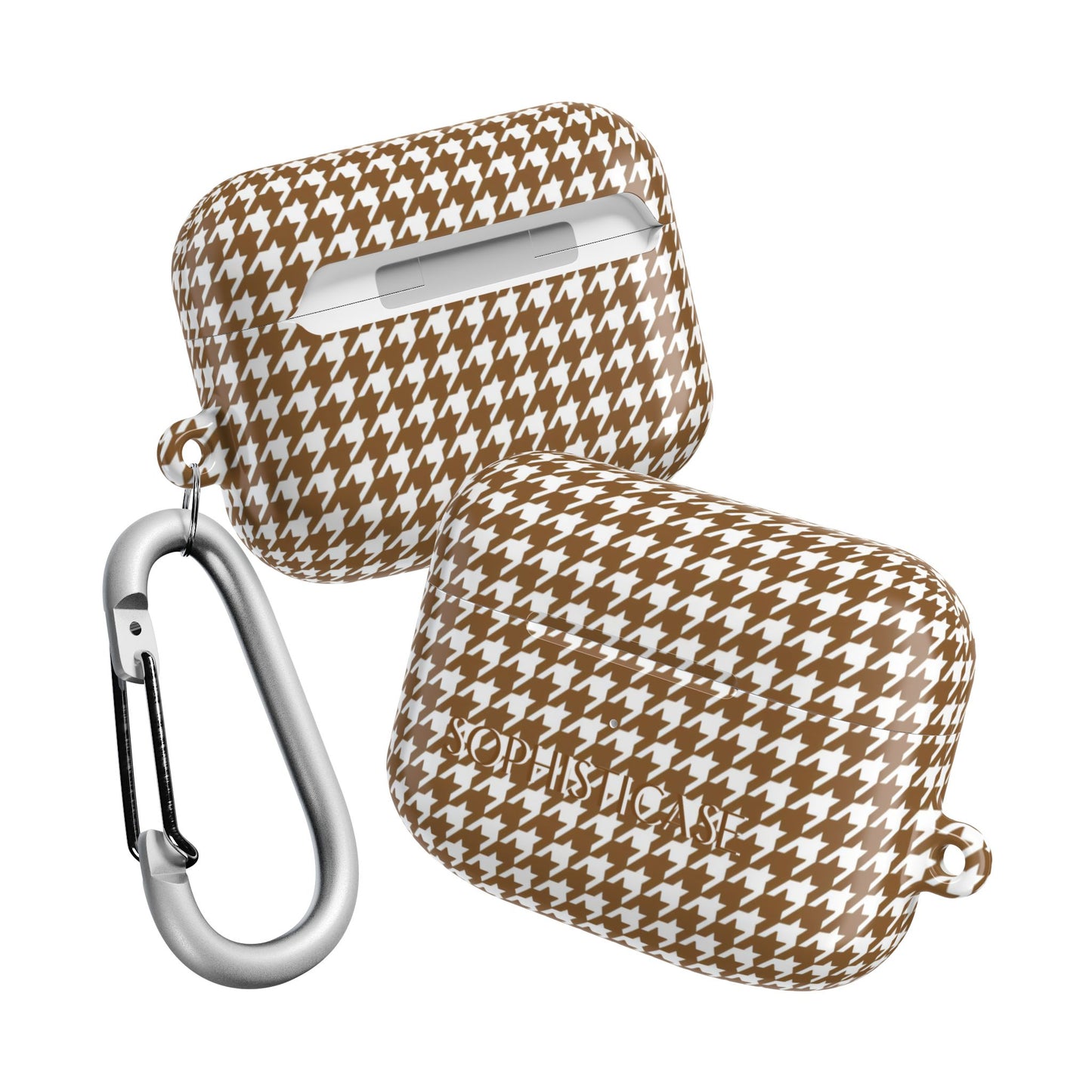 AirPod Cases - Houndstooth in Brown