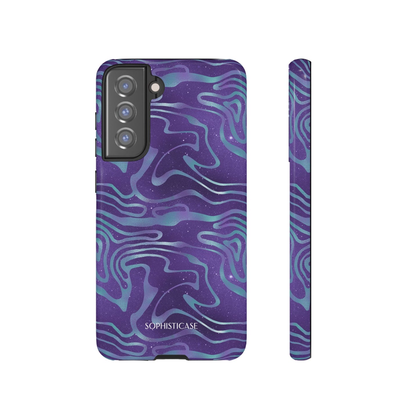 Cosmic Gold in Blue & Purple - iPhone Case, Samsung Galaxy Case, Google Pixel Case