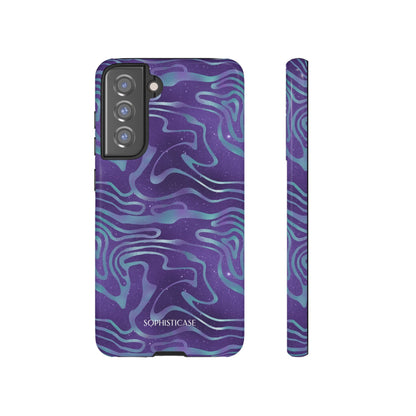 Cosmic Gold in Blue & Purple - iPhone Case, Samsung Galaxy Case, Google Pixel Case
