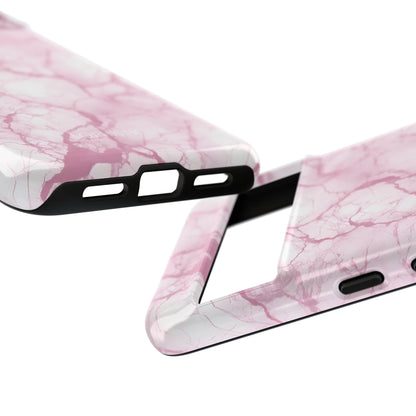 Marble Opulence in Pink - Tough Phone Case