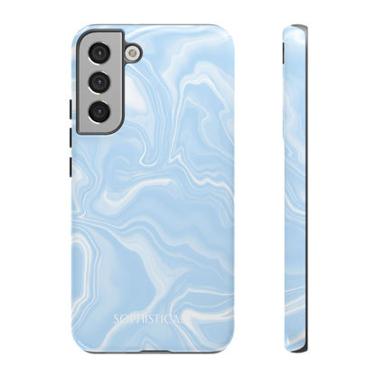 Liquid Dreams in Blue - Protective Phone Case for Samsung Galaxy