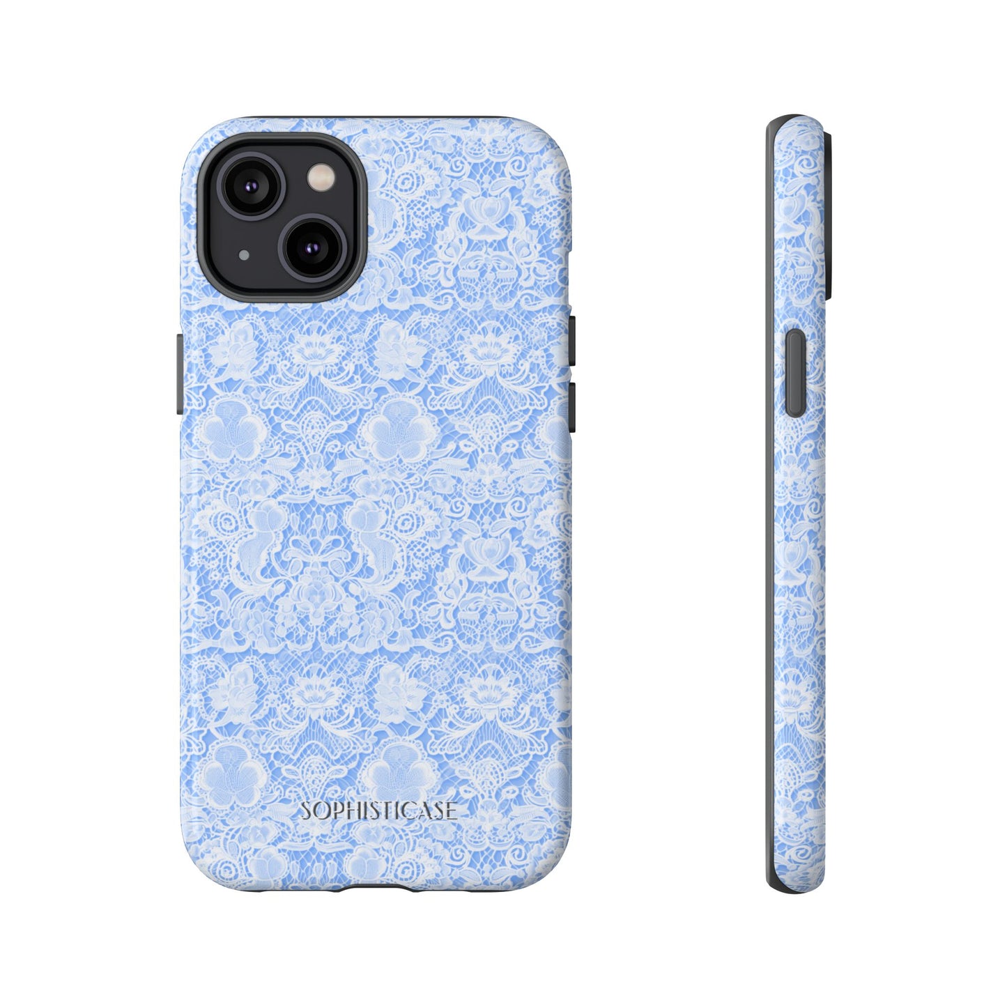 Luxe Lace in Blue - iPhone Magsafe Case