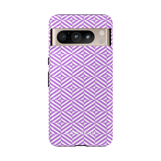 Illusions in Purple - Protective Phone Case for Google Pixel