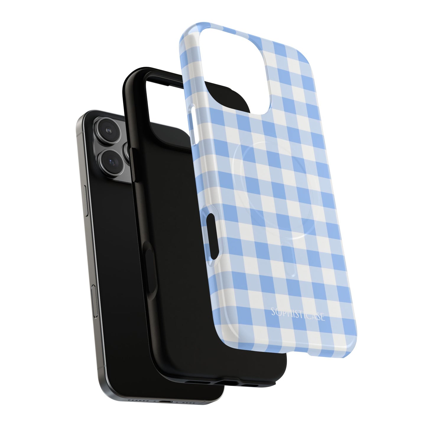 Gingham in Blue - Magsafe Case