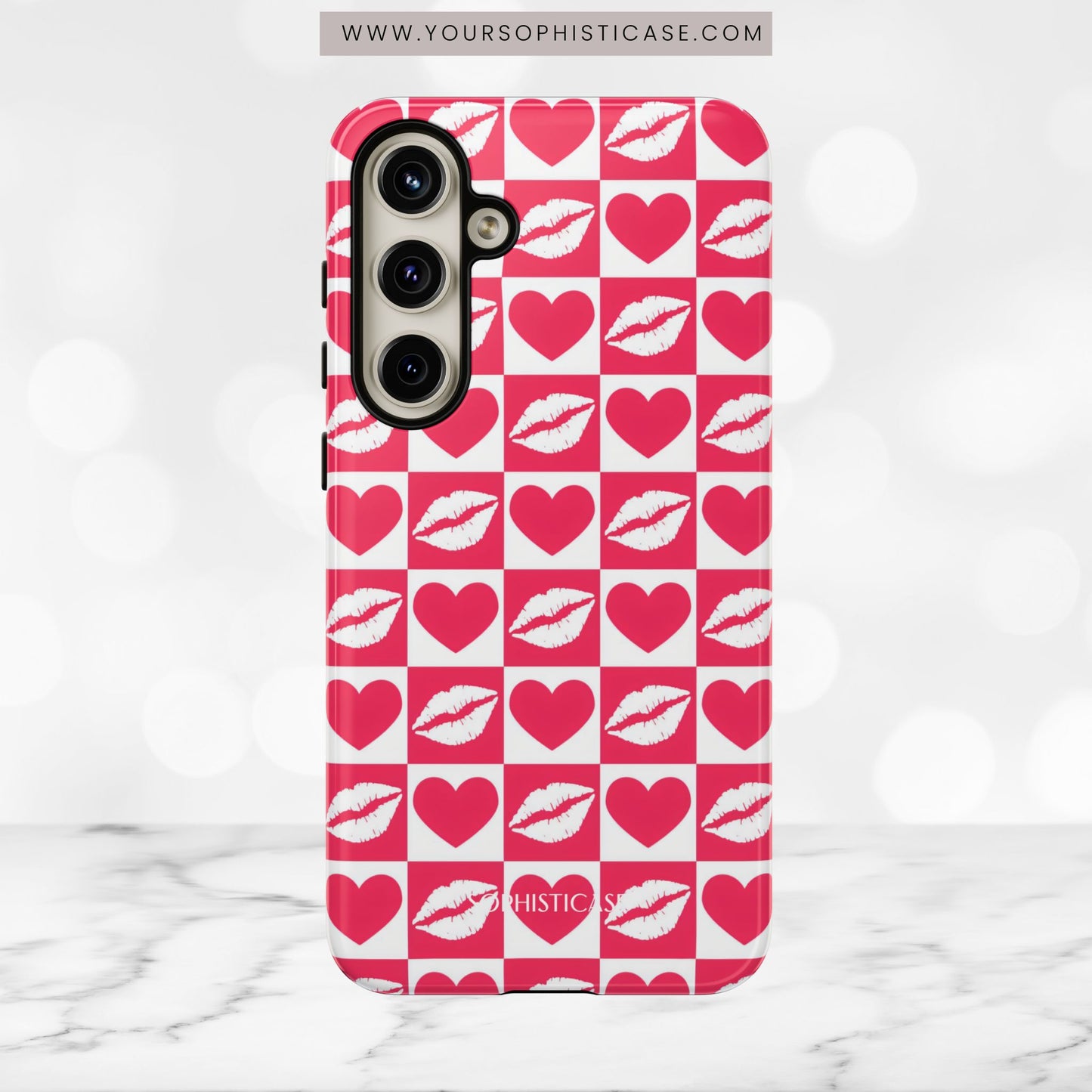 Belle Amie in Hot Pink - iPhone Case, Samsung Galaxy Case, Google Pixel Case
