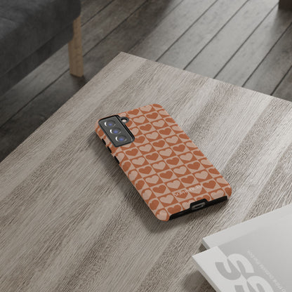 Tough Love in Brown - Tough Phone Case