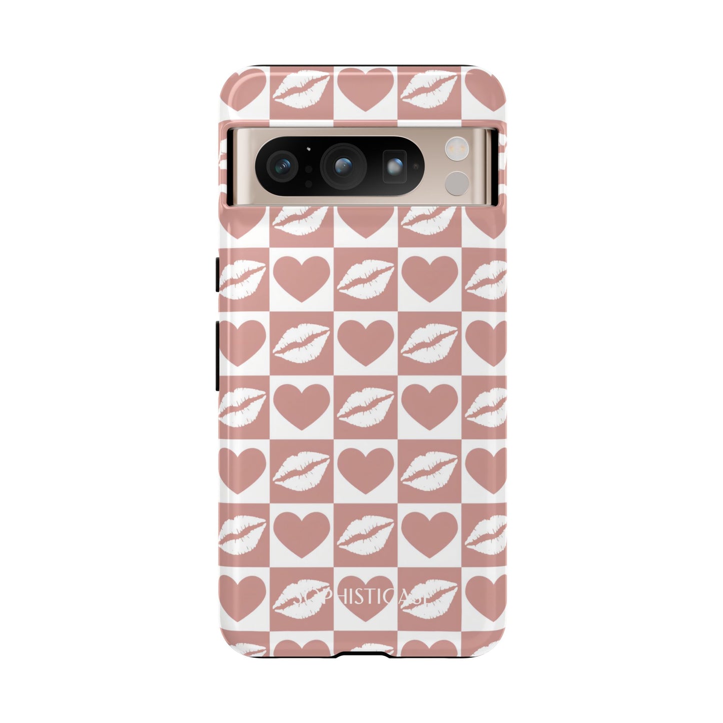 Belle Amie in Neutral Brown - Galentines Release - Drop Proof Protective Phone Case for iPhone, Samsung Galaxy and Google Pixel