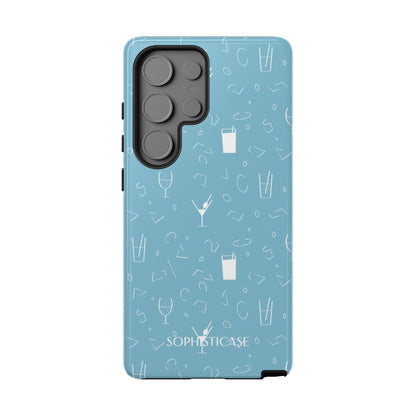 Cocktail Hour in Blue - Tough Phone Case for Samsung