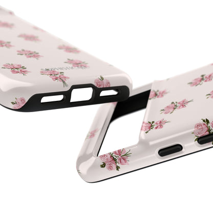 The Sweetest Thing in Coquette Rose Bouquet - iPhone Case, Samsung Galaxy Case, Google Pixel Case