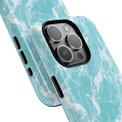 Marble Crush in Aqua - Magsafe Case