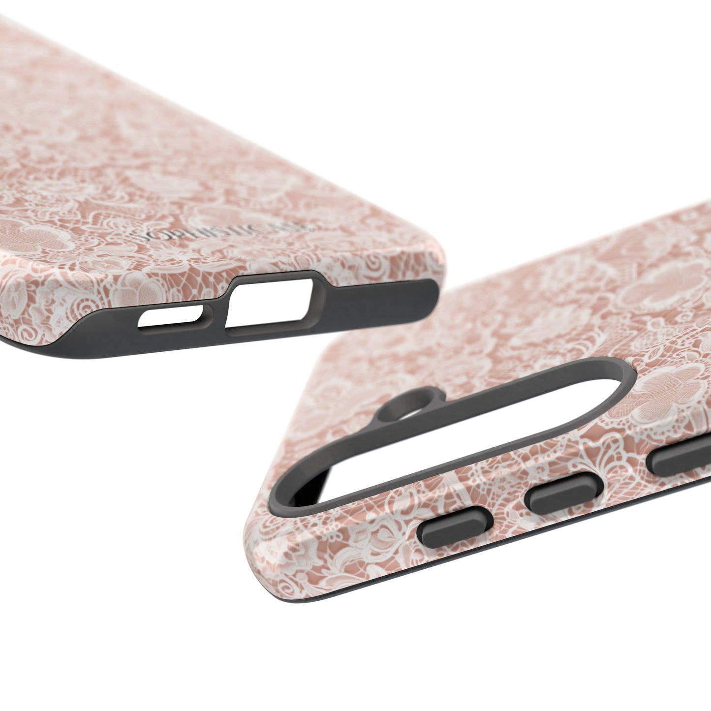 Luxe Lace in Brown - Tough Phone Case