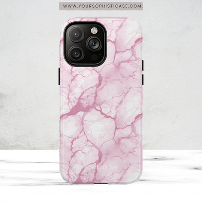 Marble Opulence in Pink - Magsafe Case