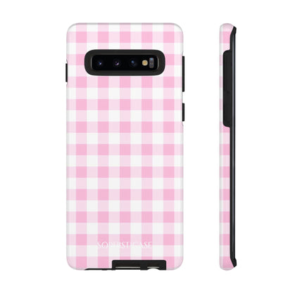 Tough Case - Gingham in Pink