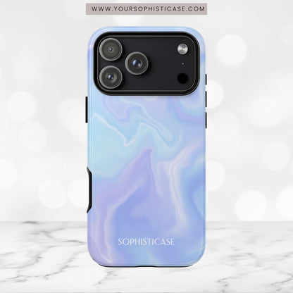 Liquid Magic in Blue Haze - iPhone Case