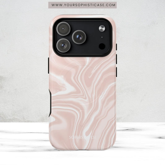 Liquid Dreams in Neutral Beige - Magsafe Case